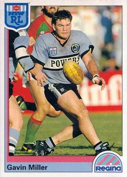 1992 Regina NSW Rugby League #127 Gavin Miller Front